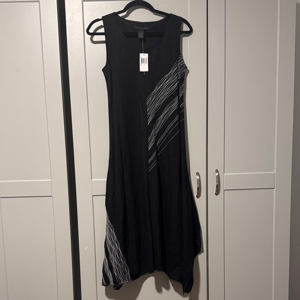 NWT Grace Elements Linen Abstract Dress Sz S